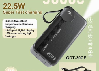 GDTINA 30000mAh 22.5W Super Fast Charging Pøwer Bank