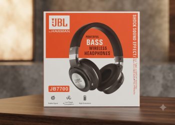 JBL by HARMAN POWERFUL BASS WIRELESS HEAD PHONES JBL7700