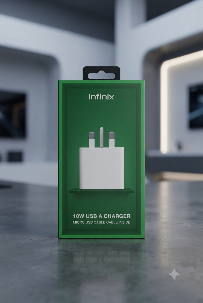 Infinix 10W USB-A Charger.
