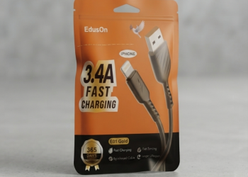 EdusOn E01 Gold fast charging cable.