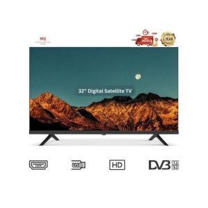 Official Store Mi+ (MIJ-3210) 32" Digital Frameless HD LED TV – Built-in Decoder
