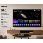 MeWe 55" QLED UHD 4K Smart TV – WebOS 2.0 Double Glass