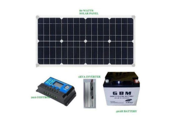 1000W HOME SOLAR LIGHTING SYSTEM FOR TV, LAPTOP AND LIGHTS