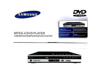 Samsung Blue-Ray Digital DVD PLAYER WITH USB AND LAST MEMORY