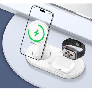 JBF LDNIO WL01 5 IN 1 Desktop Wireless Charging Station
