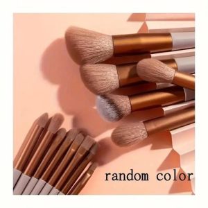 13PCS Brown Makeup Brush Kit